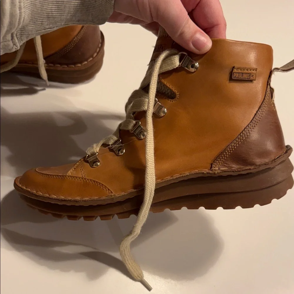 PIKOLINOS Tan Platform Shoes - Picture 4 of 6